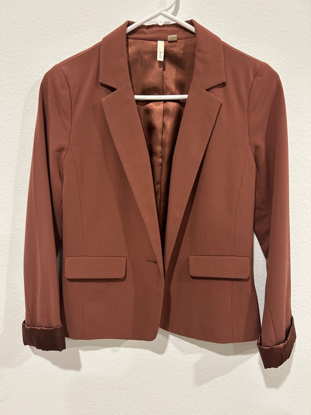 Frenchi Brown Tailored Blazer